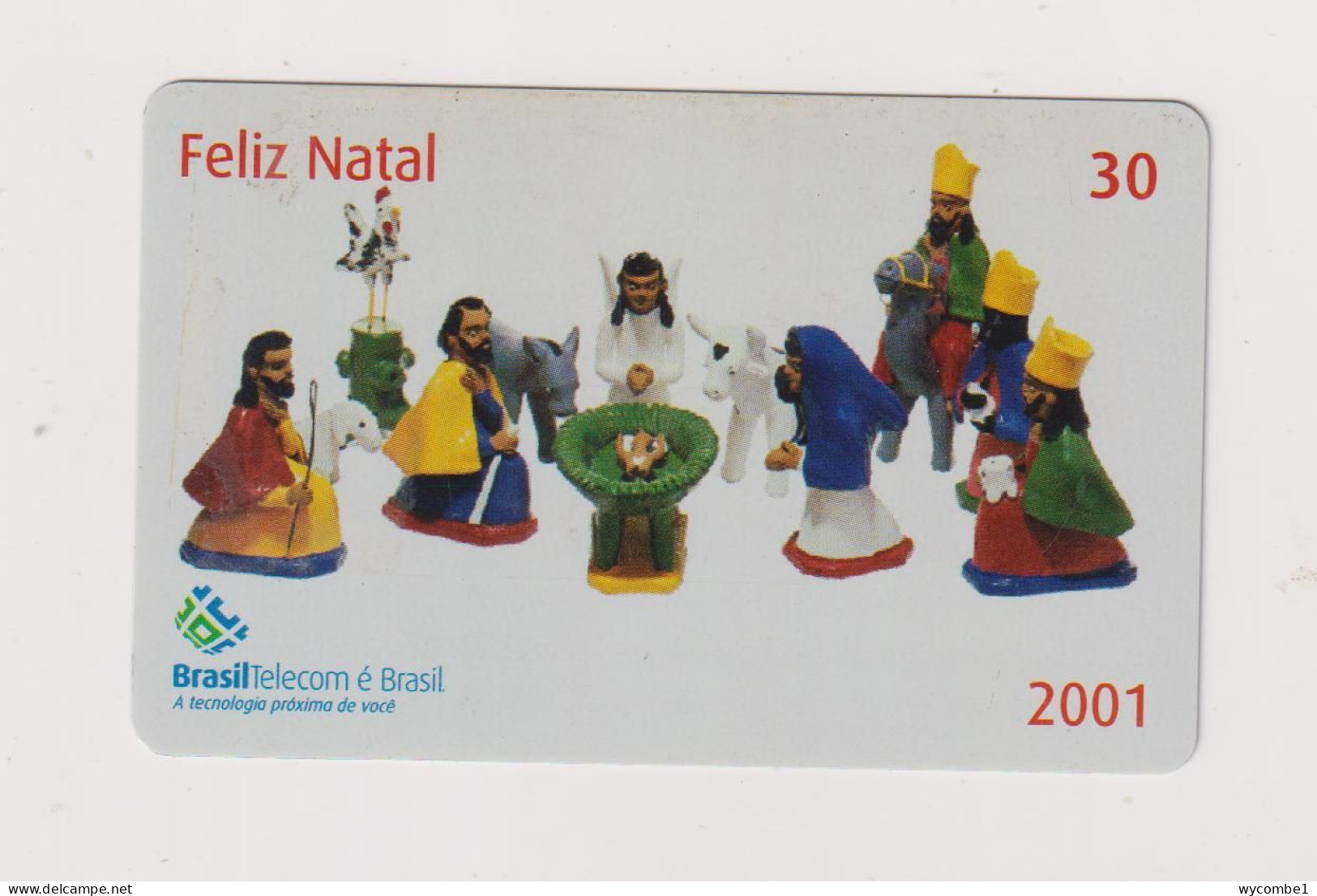 BRASIL - Christmas Inductive Phonecard - Brazil