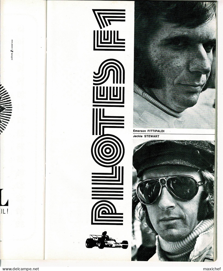 31e Grand Prix Automobile, Programme Officiel, 1973 - Monaco - 16 X 24 cm, 72 pages, poids 152 grammes, bon état