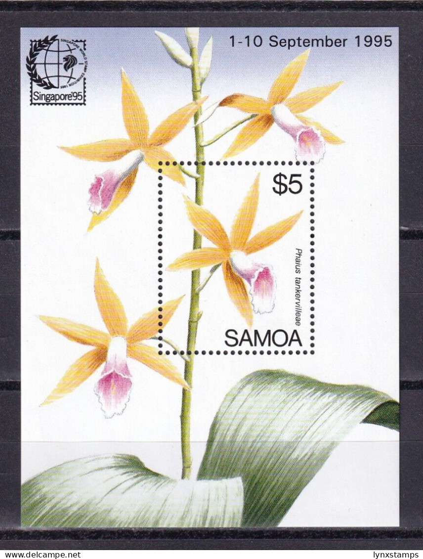 SA02 Samoa 1995 International Stamp Exhibition SINGAPORE '95 Mini Sheet - Samoa