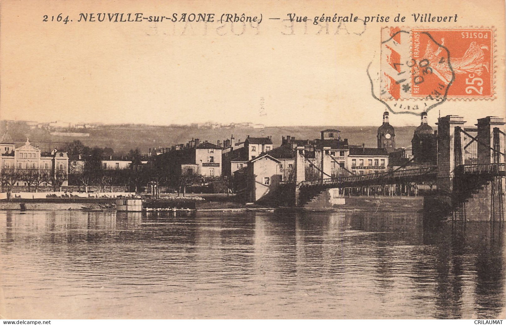 69-NEUVILLE SUR SAONE-N°T5257-B/0329 - Neuville Sur Saone