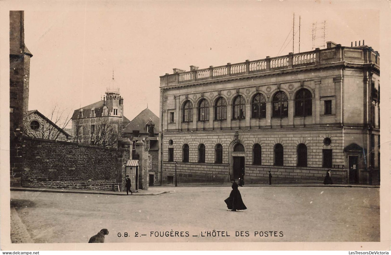 FRANCE - Fougères - L'hôtel Des Postes - Carte Postale Ancienne - Fougeres