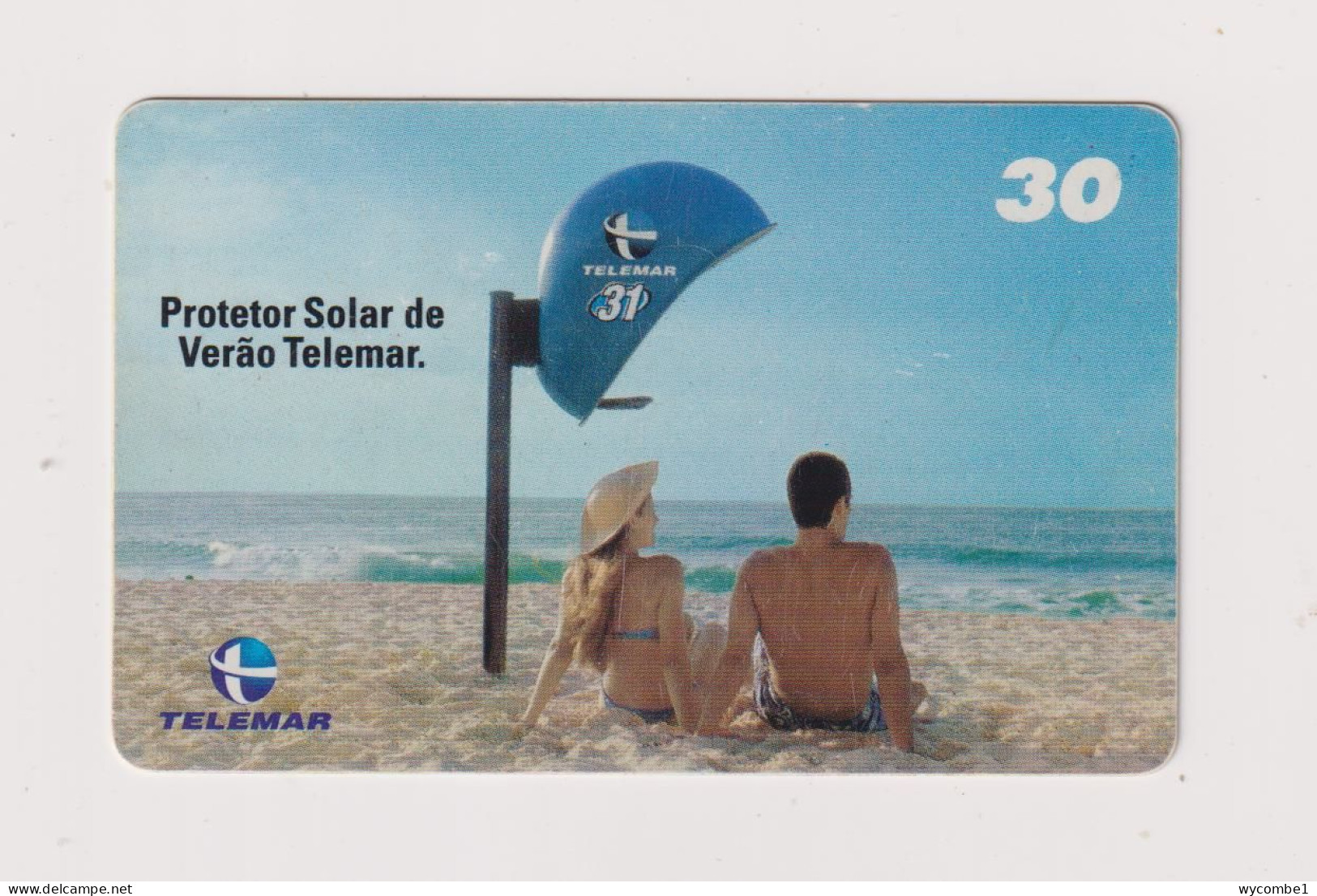 BRASIL - Telemar Sunscreen Inductive Phonecard - Brazil