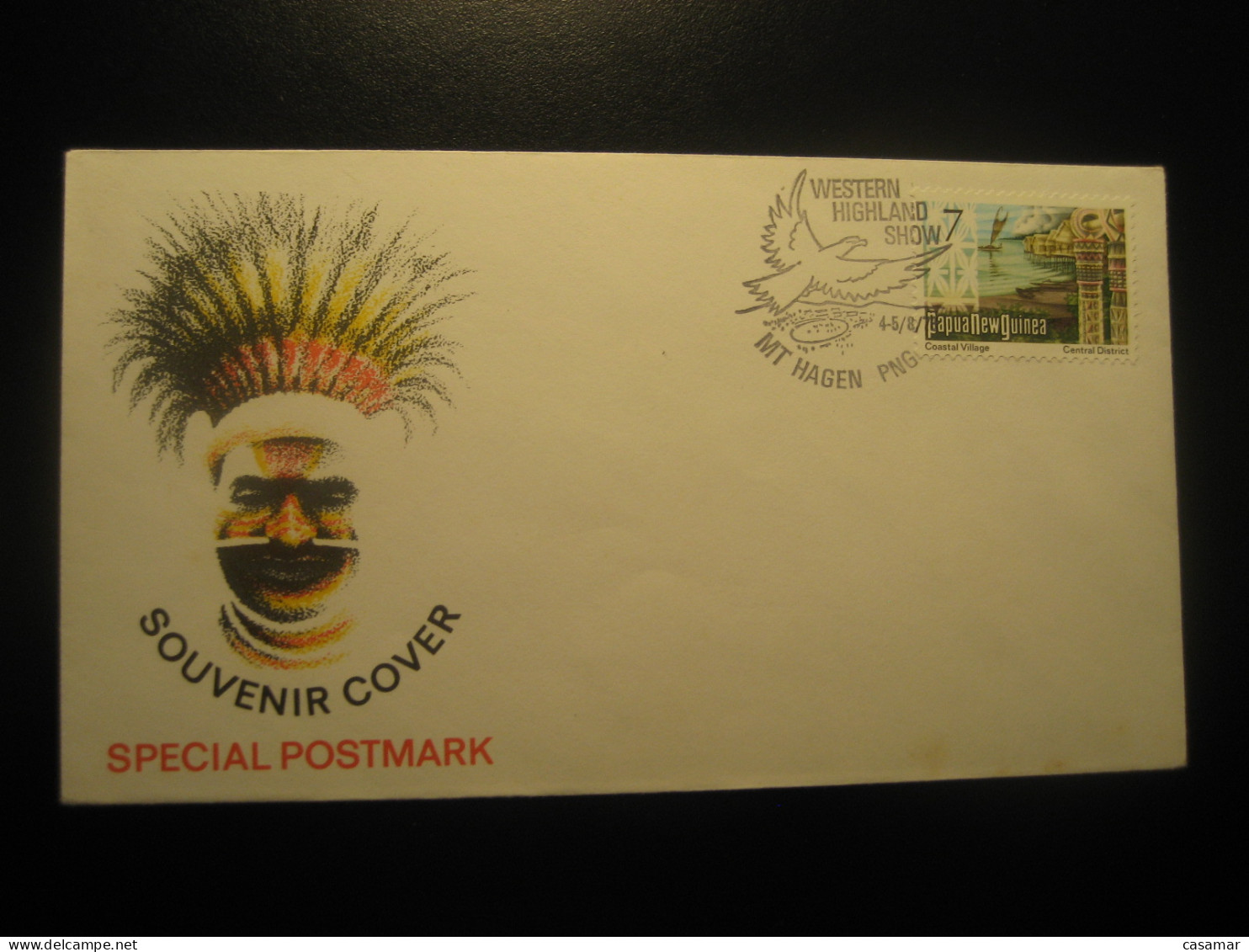 MT HAGEN 197? Western Highland Show Eagle Bird Birds FDC Cancel Cover PAPUA NEW GUINEA - Papua New Guinea