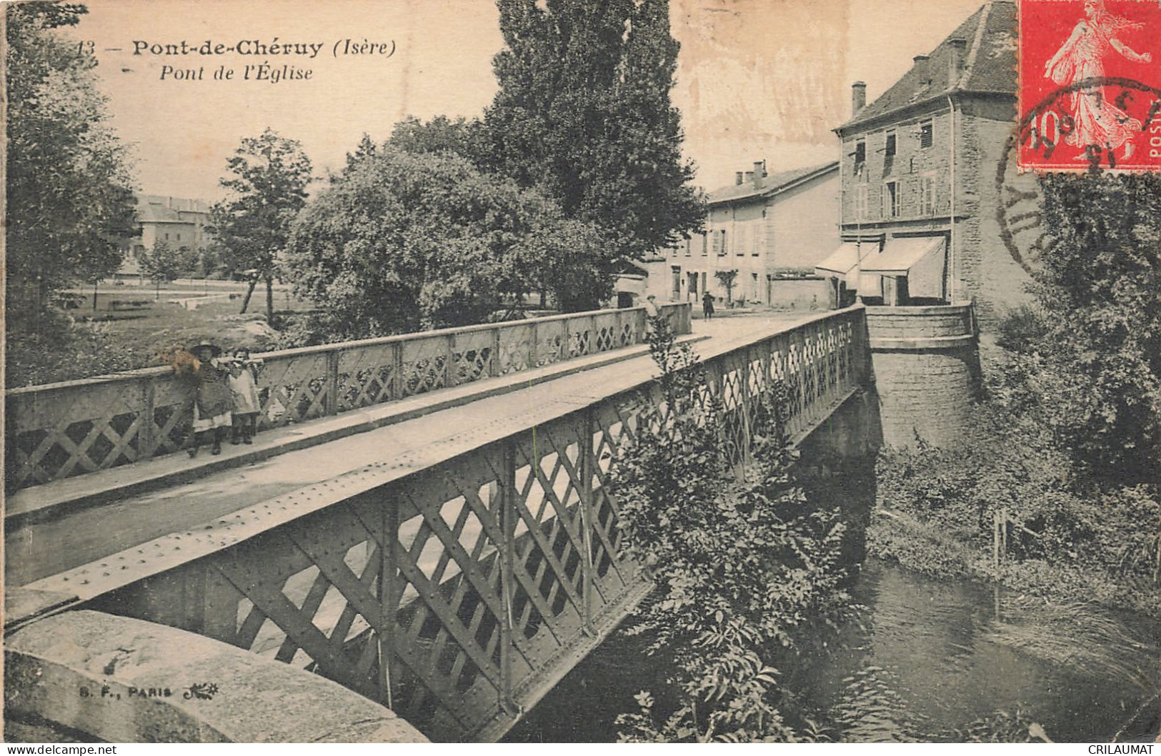 38-PONT DE CHERUY-N°T5257-G/0175 - Pont-de-Chéruy