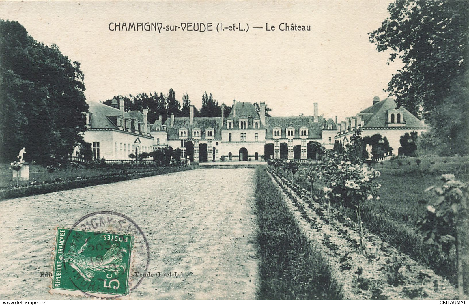 37-CHAMPIGNY SUR VEUDE-N°T5257-E/0179 - Champigny-sur-Veude