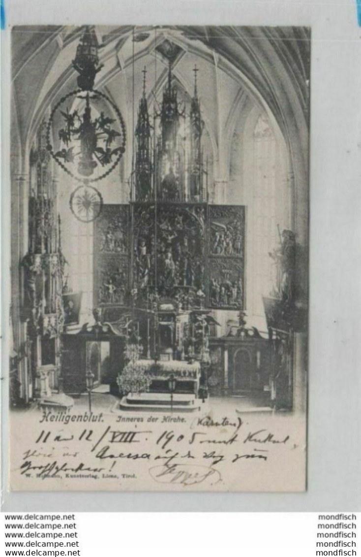 Heiligenblut 1905 - Innere Der Kirche - Heiligenblut