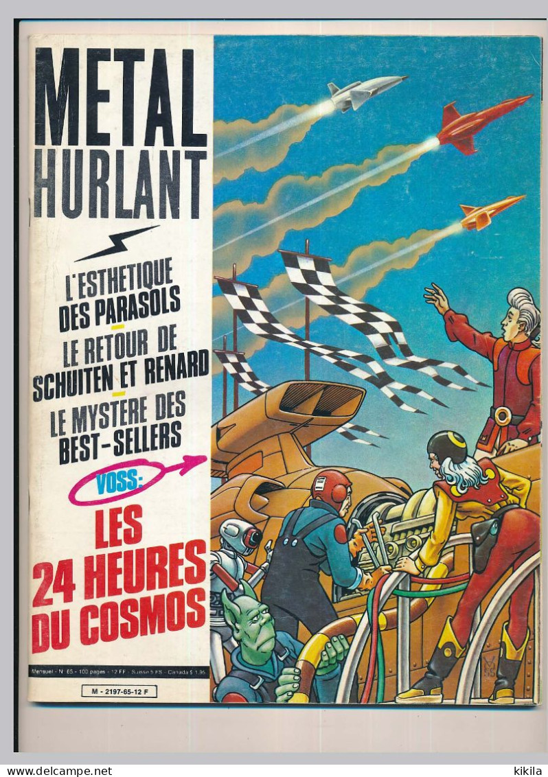 METAL HURLANT N°65 Juillet 1981 Jodorowsky-Moebius - Chantal Montellier - Manoeuvre, Voss - Renard, Schuiten - Magnus -* - Métal Hurlant