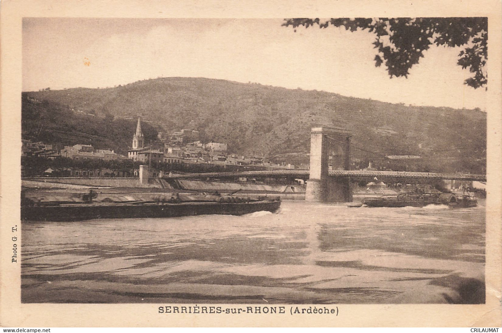 07-SERRIERES SUR RHONE-N°T5258-A/0269 - Serrières