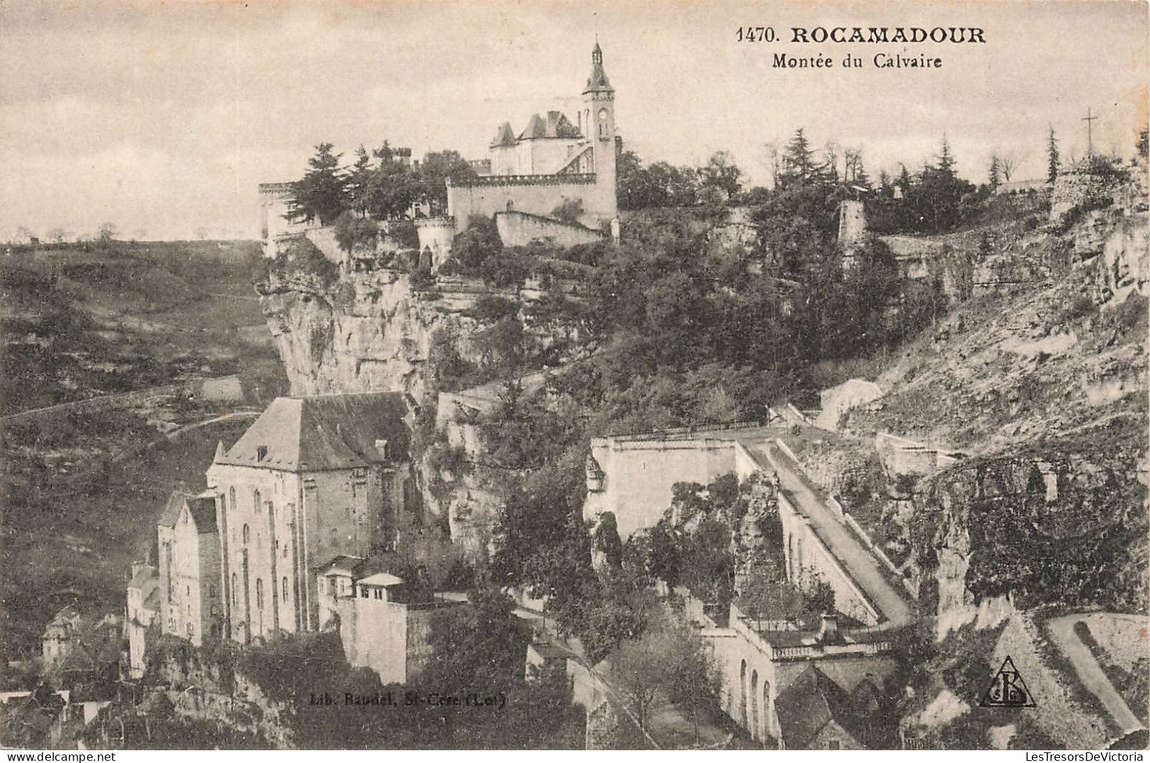 FRANCE - Rocamadour - Montée Du Calvaire - Carte Postale Ancienne - Rocamadour