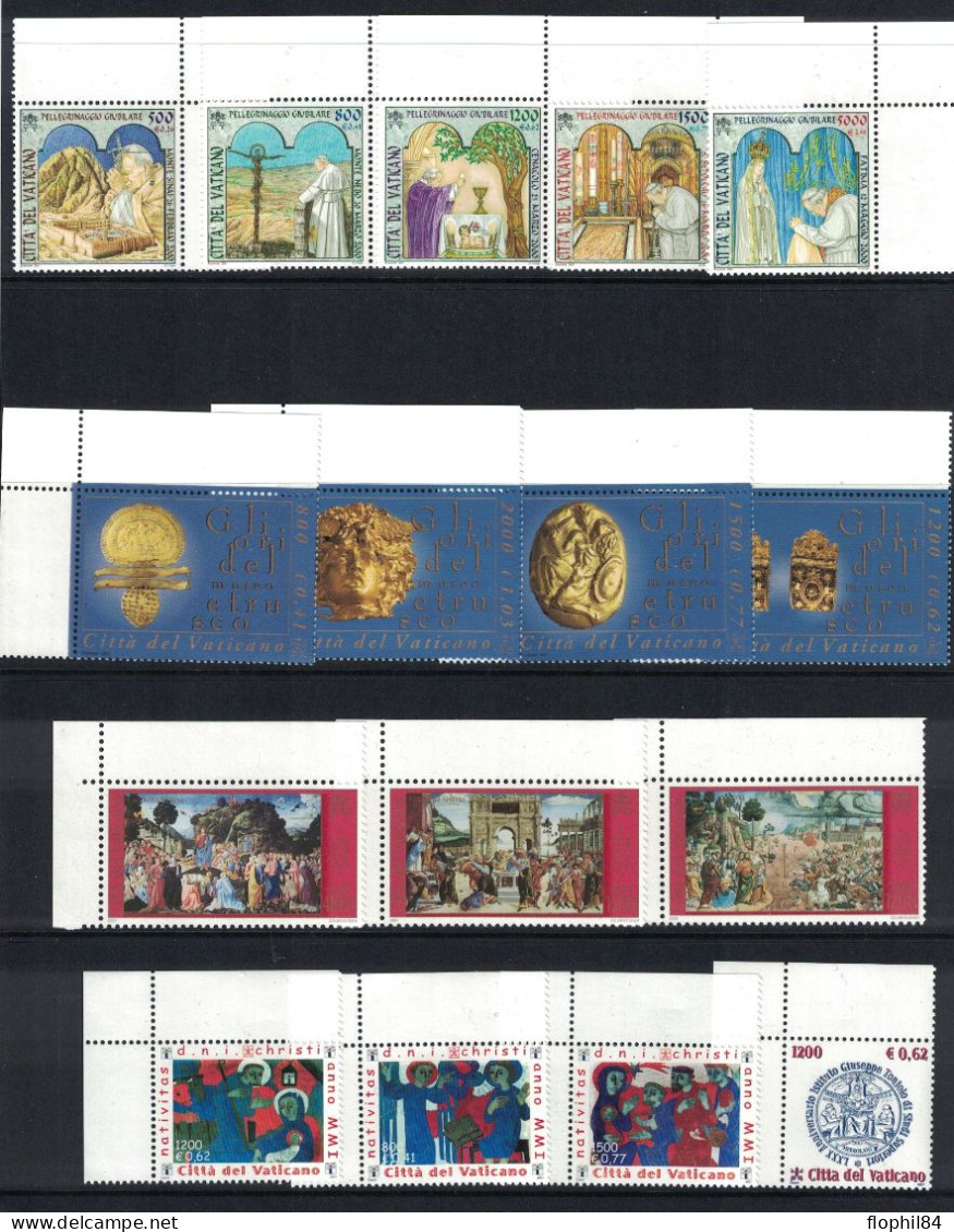 VATICAN - ANNEE 2001 EN POCHETTE DE LA POSTE - NEUF - FACIALE 24€. - Ungebraucht