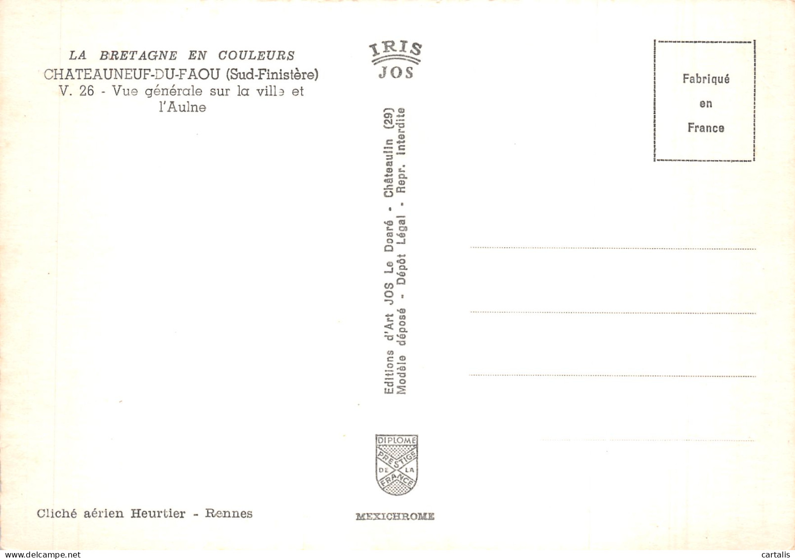 29-CHATEAUNEUF DU FAOU-N°C-4325-C/0077 - Châteauneuf-du-Faou