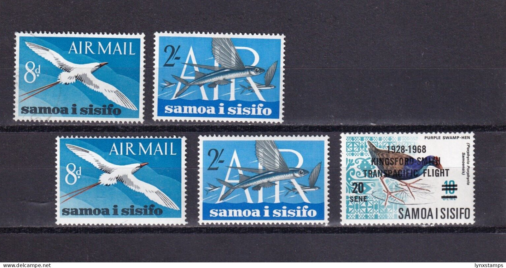 SA02 Samoa Various Stamps Birds Mint - Samoa