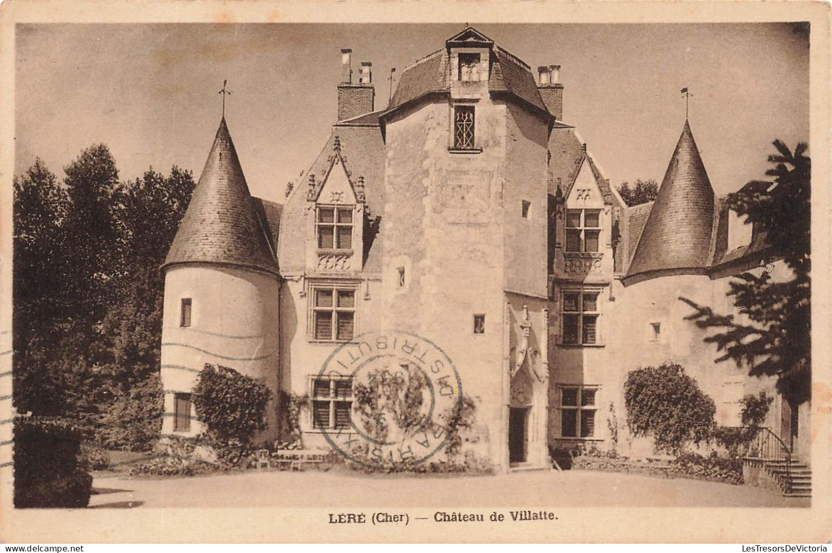 FRANCE - Lere (Cher) - Château De Villatte - Vue Générale Du Château - Vue à L'extérieure - Carte Postale Ancienne - Lere