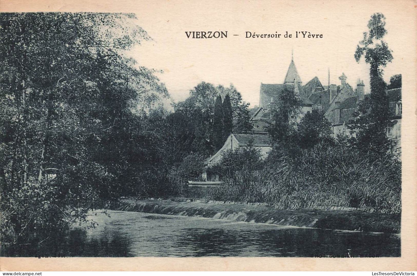 FRANCE - Vierzon - Déversoir De L'Yèvre - Vue Panoramique - Vue Sur Une Rivière - Carte Postale Ancienne - Vierzon