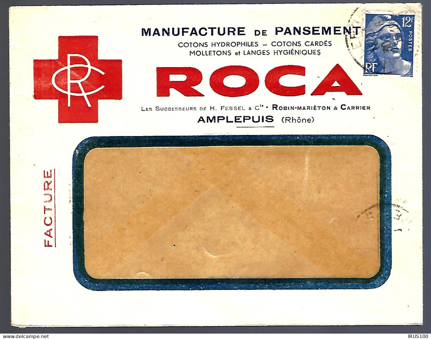 MANUFACTURE DE PANSEMENT - CROIX-ROUGE - MARIANNE DE GANDON - Croce Rossa