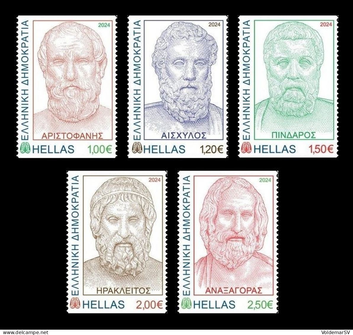 Greece 2024 Mih. 3209C/13C Ancient Greek Literature MNH ** - Ungebraucht