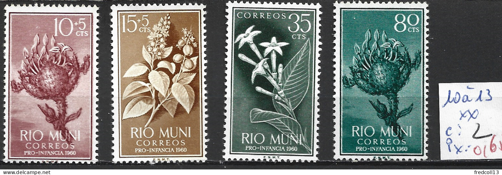 RIO MUNI 10 à 13 ** Côte 2 € - Rio Muni