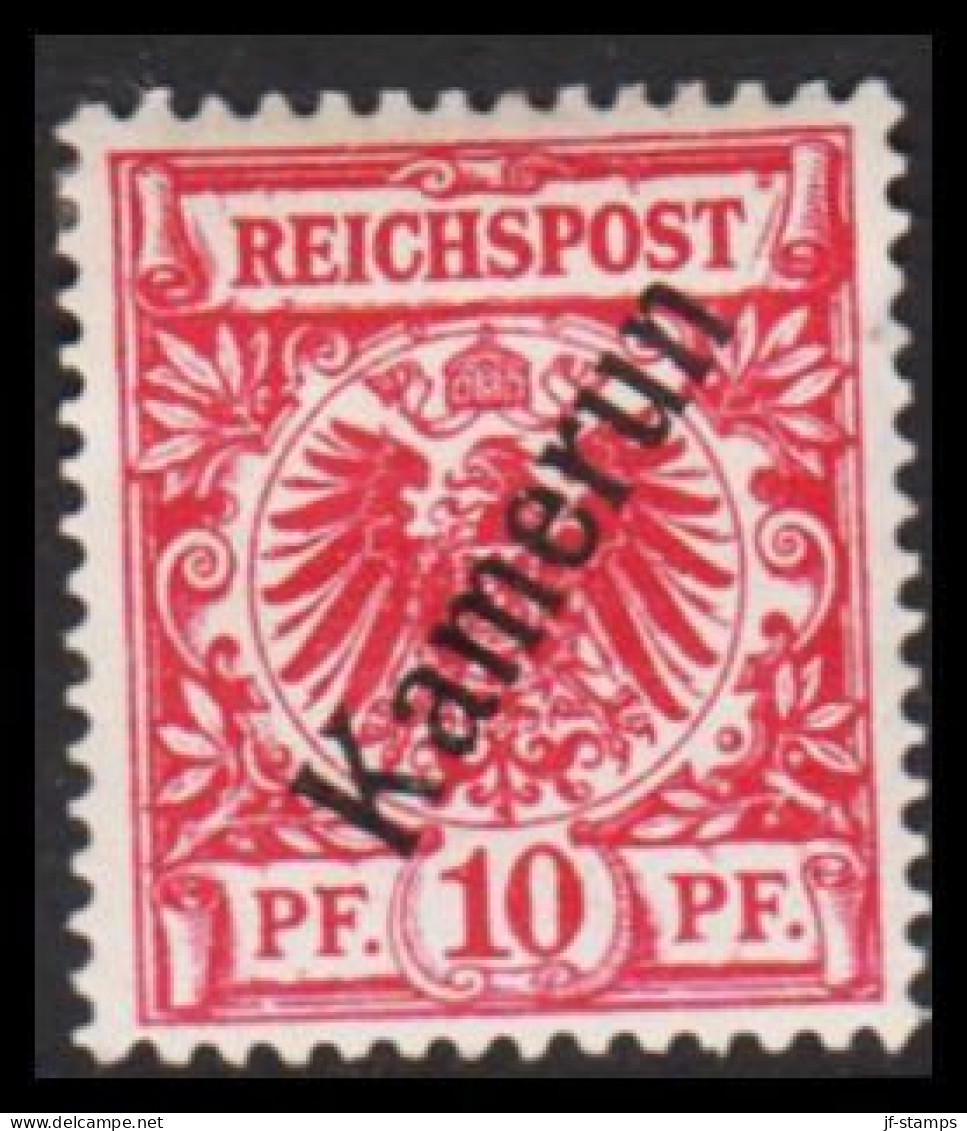 1897. Kamerun 10 Pf. REICHSPOST. Hinged. (Michel 3) - JF543799 - Camerún