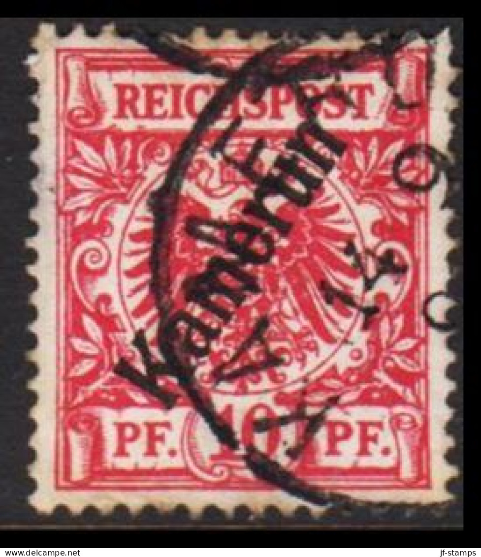 1897. Kamerun 10 Pf. REICHSPOST. Thin Spot.  (Michel 2) - JF543807 - Cameroun