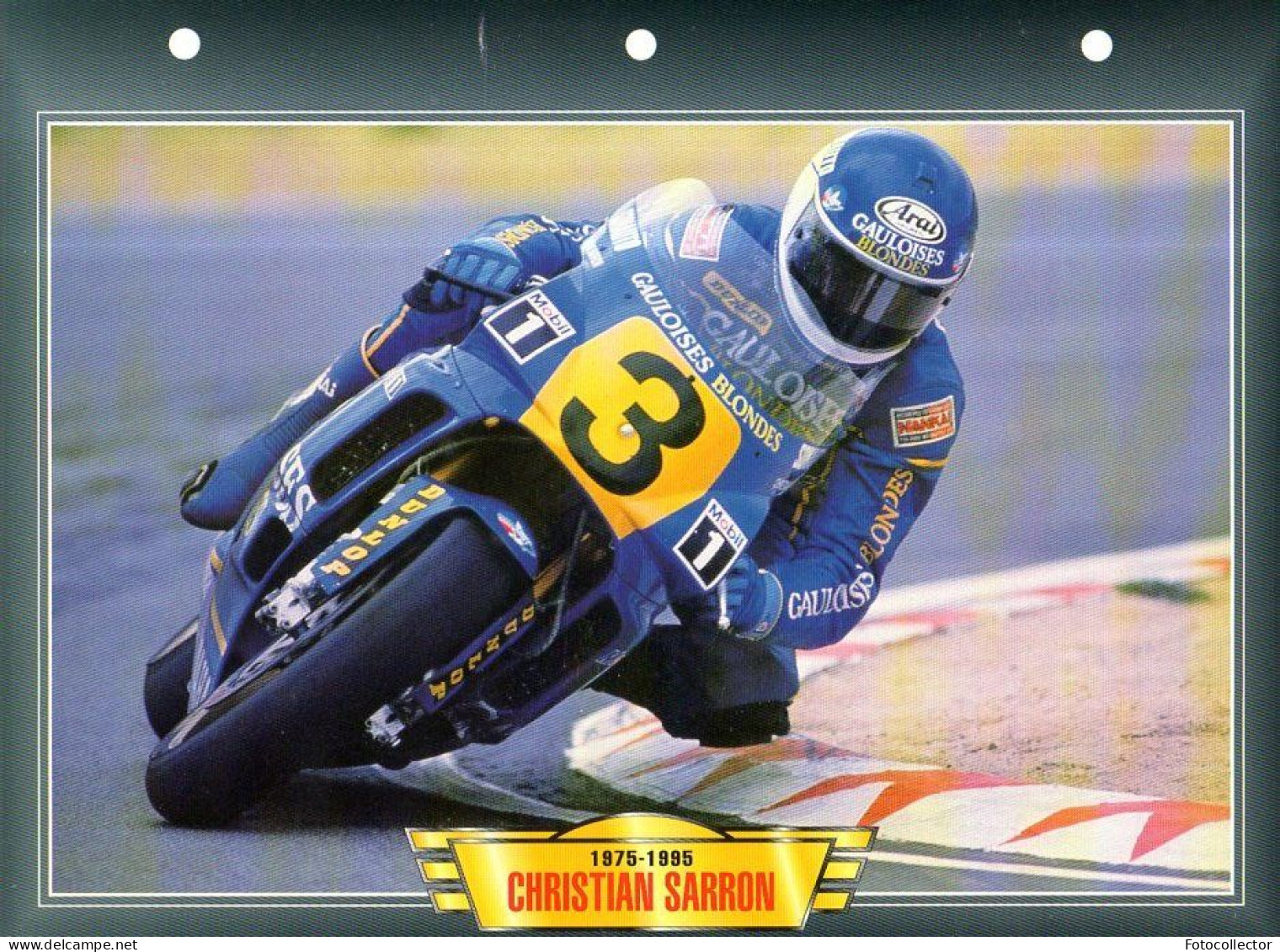 Moto Pilote : Christian Sarron - Motor Bikes