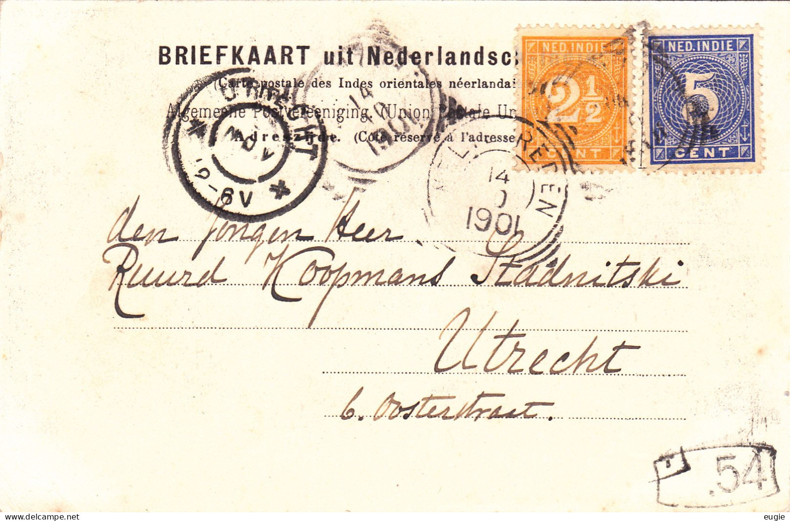 2569/ Buitenzorg , Witte Paal 1901 - Indonésie