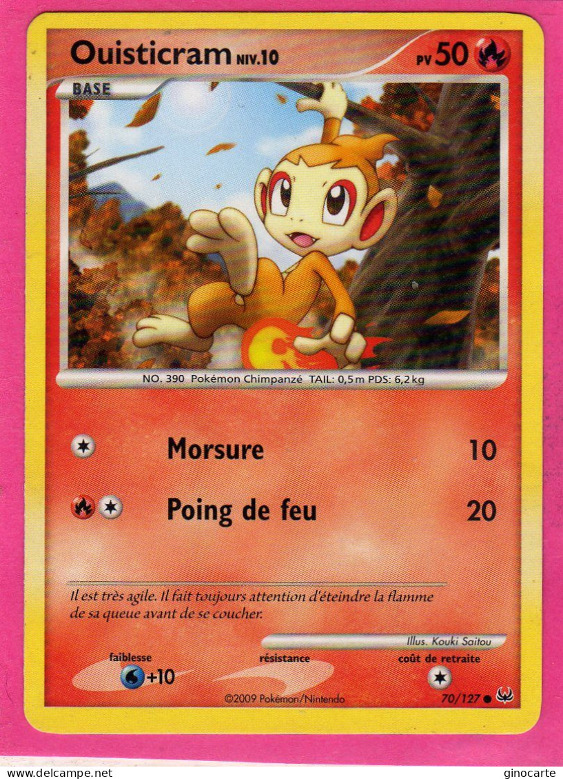 Carte Pokemon 2009 Platine 70/127 Ouisticram 50pv Neuve - Platinum