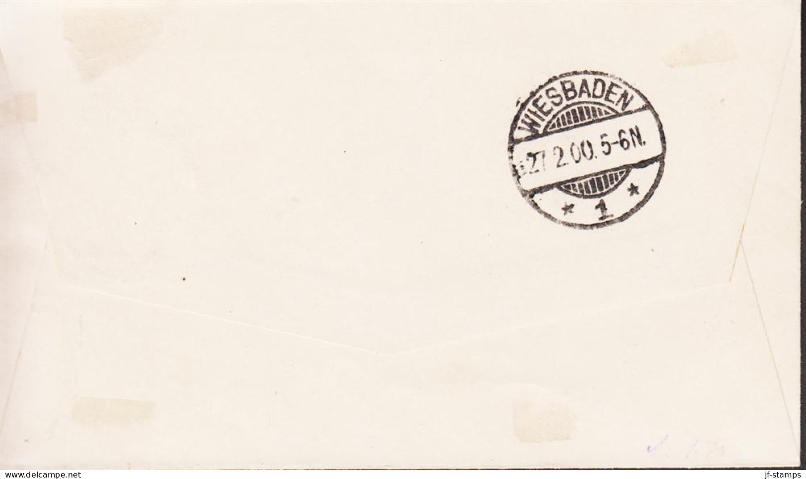 1897. Kamerun 20 Pf. REICHSPOST On Fine Small Envelope To Germany Cancelled RIO DEL REY 21 1 00... (Michel 4) - JF543821 - Kameroen