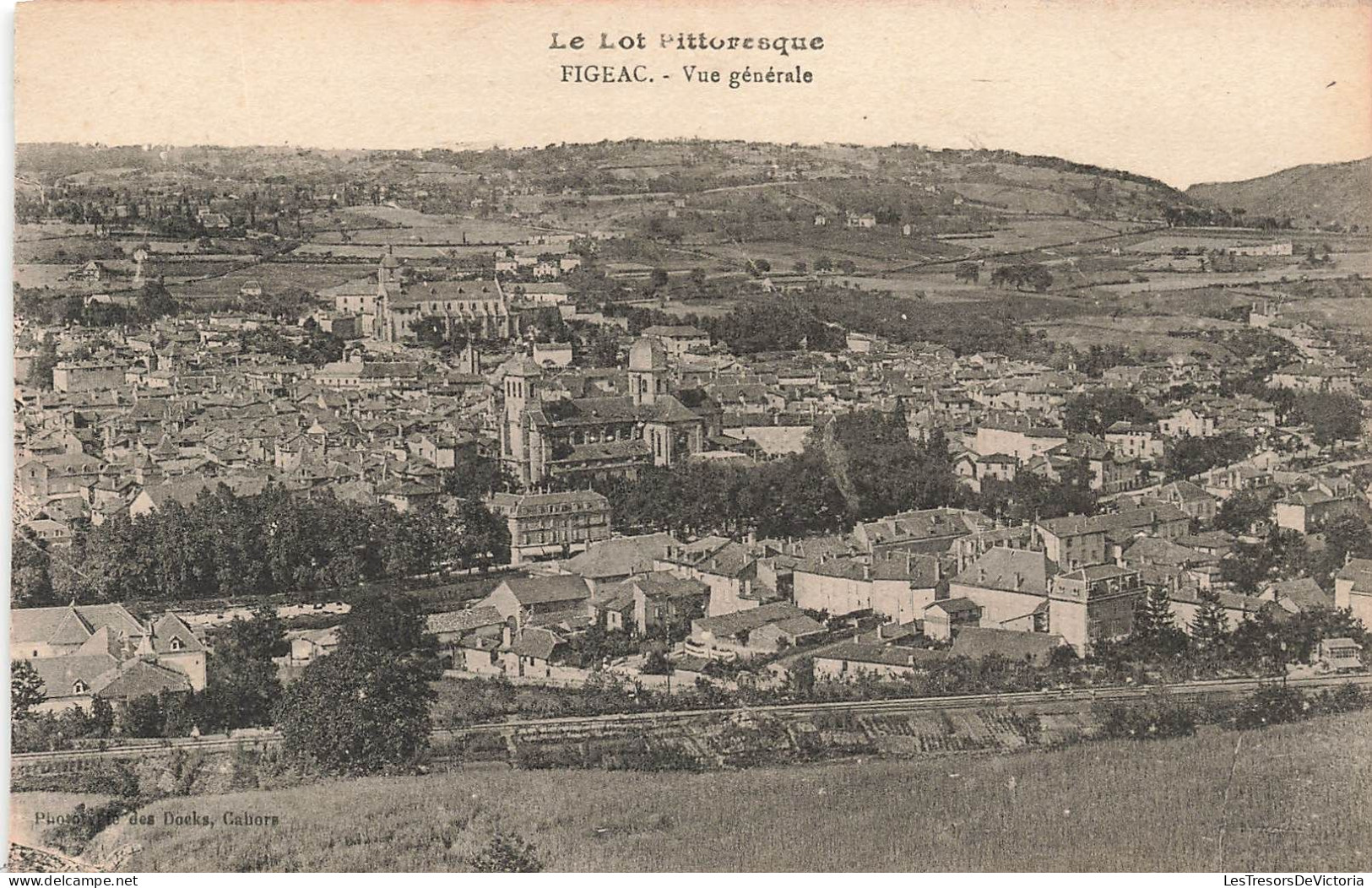 FRANCE - Figeac - Vue Générale - Carte Postale Ancienne - Figeac