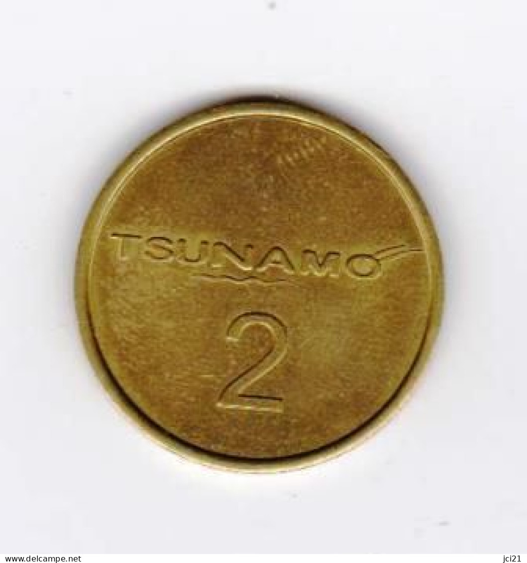 Jeton De Lavage " TSUNAMO 2 " Lavage Voiture [C]_je285 - Moneda Carro