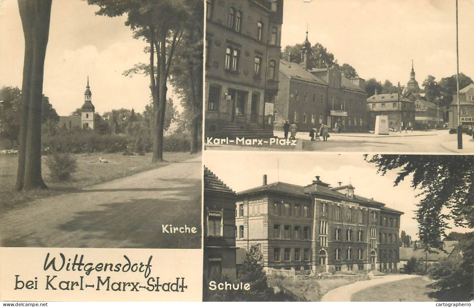 Germany Wittgensdorf Bei Karl-Marx-Stadt Multi View - Chemnitz (Karl-Marx-Stadt 1953-1990)