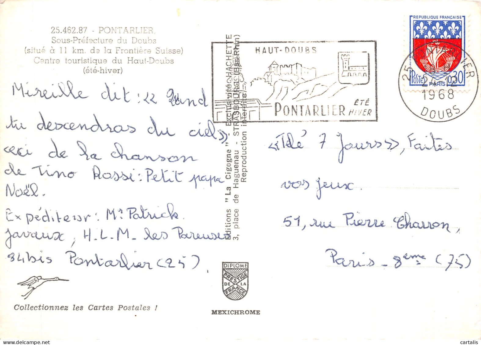 25-PONTARLIER-N°C-4334-B/0061 - Pontarlier