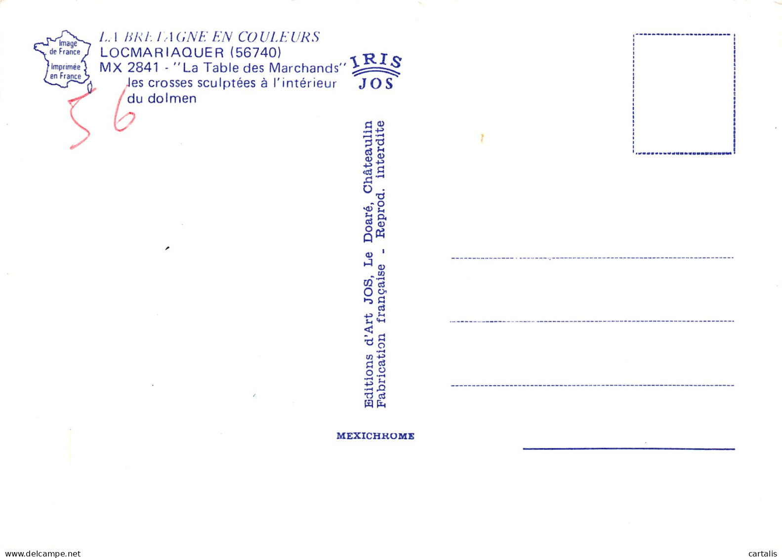 56-LOCMARIAQUER-N°C-4334-A/0199 - Locmariaquer