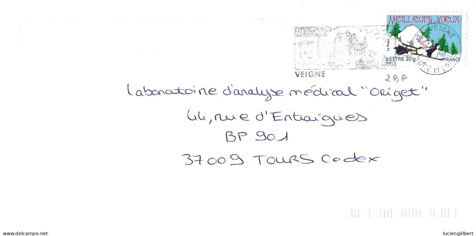 TIMBRE N ° 71  -  ADHESIF -   MEILLEURS VOEUX  -  SEUL SUR LETTRE -   AU TARIF - Brieven En Documenten