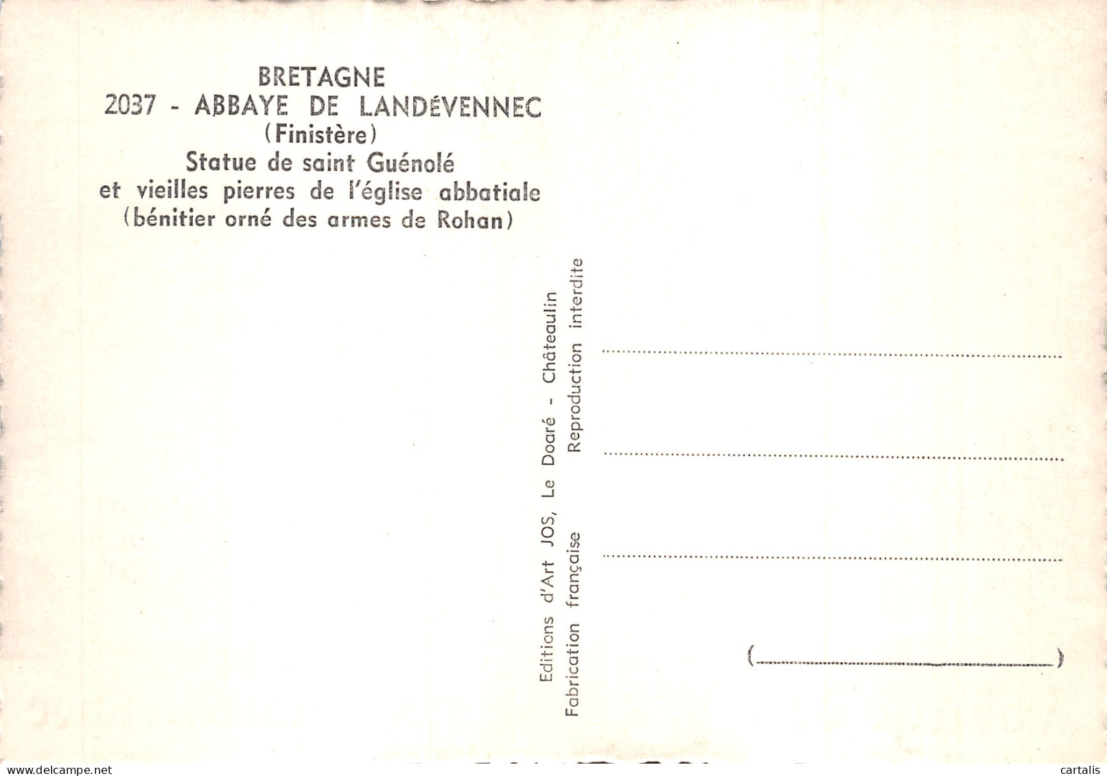 29-LANDEVENNEC ABBAYE-N°C-4334-D/0269 - Landévennec