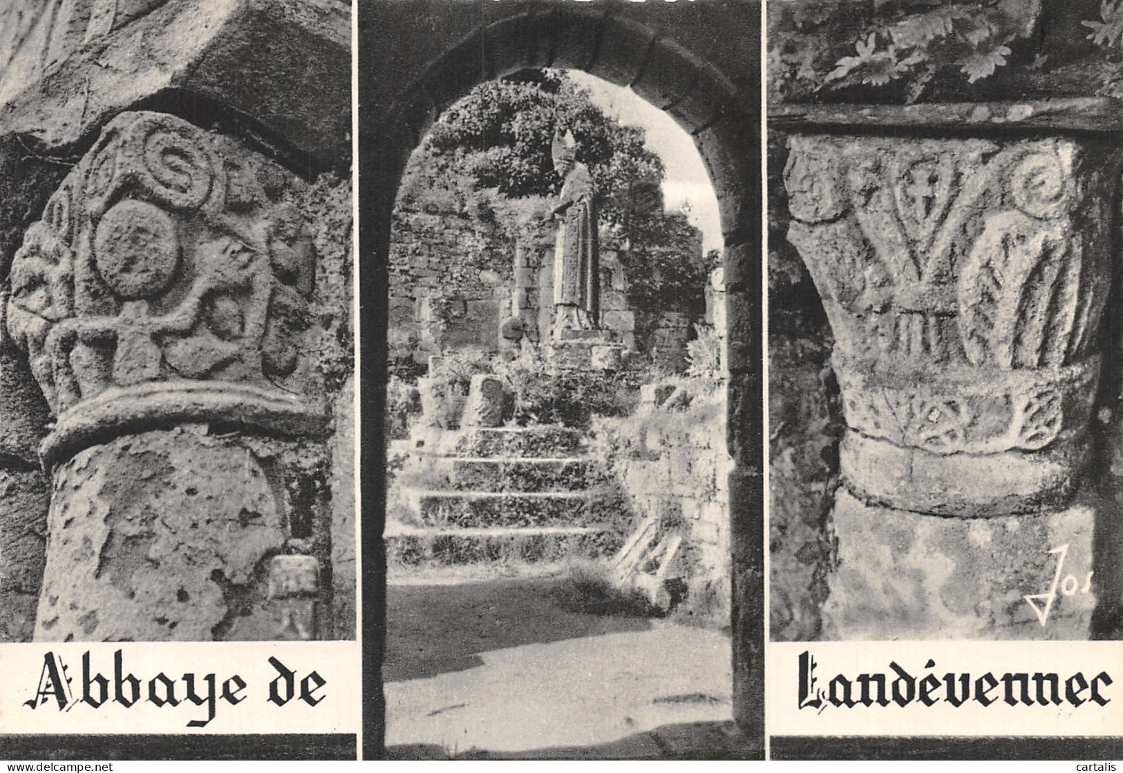 29-LANDEVENNEC ABBAYE-N°C-4334-D/0271 - Landévennec