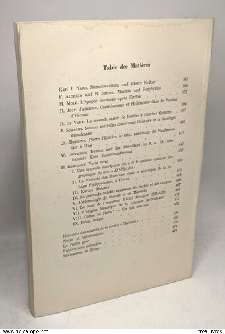 La Nouvelle Clio - Revue Mensuelle De La Découverte Historique - TOME V - Numéro 7-10 Juillet-Décembre1953 - Non Classés