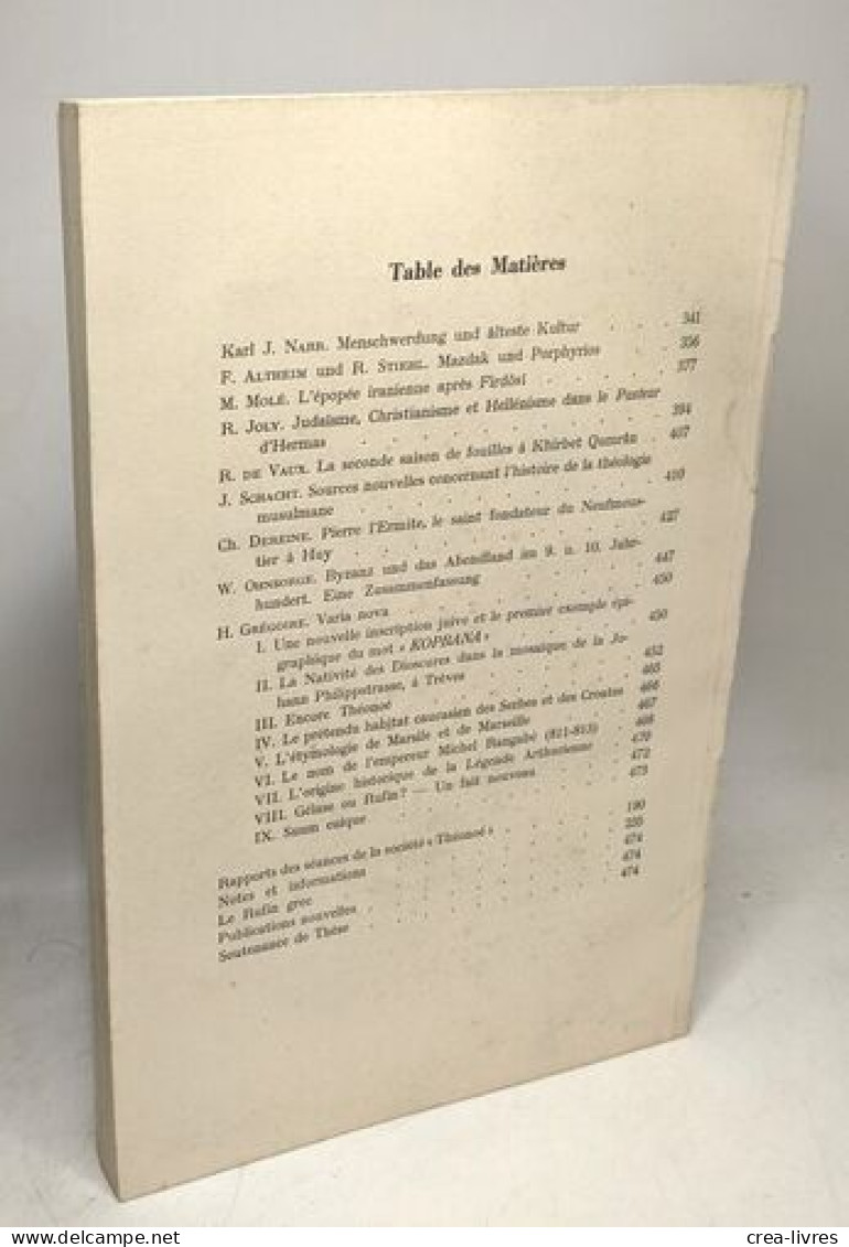 La Nouvelle Clio - Revue Mensuelle De La Découverte Historique - TOME V - Numéro 7-10 Juillet-Décembre1953 - Non Classés