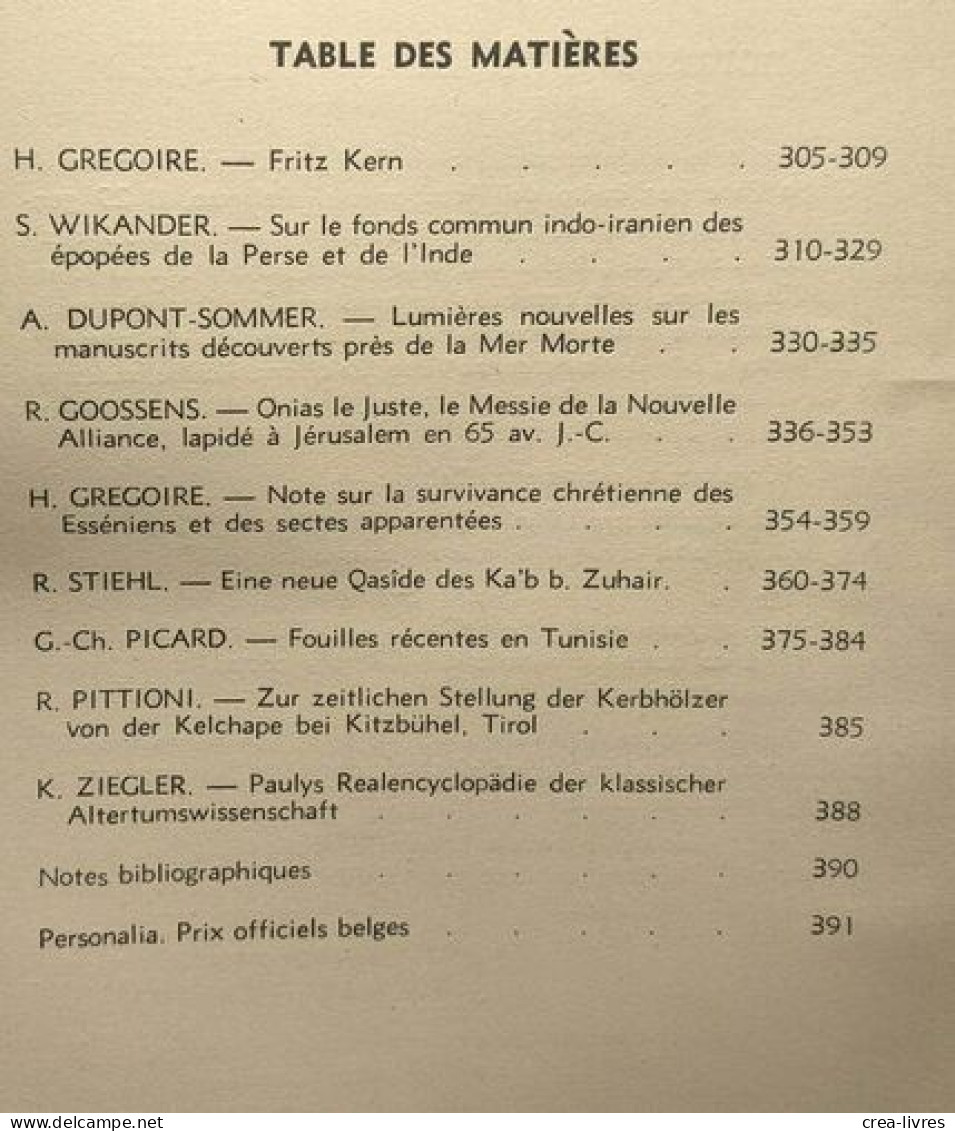 La Nouvelle Clio - Revue Mensuelle De La Découverte Historique - Numéro 4 Avril; 7 Juilet; 10 Décembre --- 1950 - Non Classés