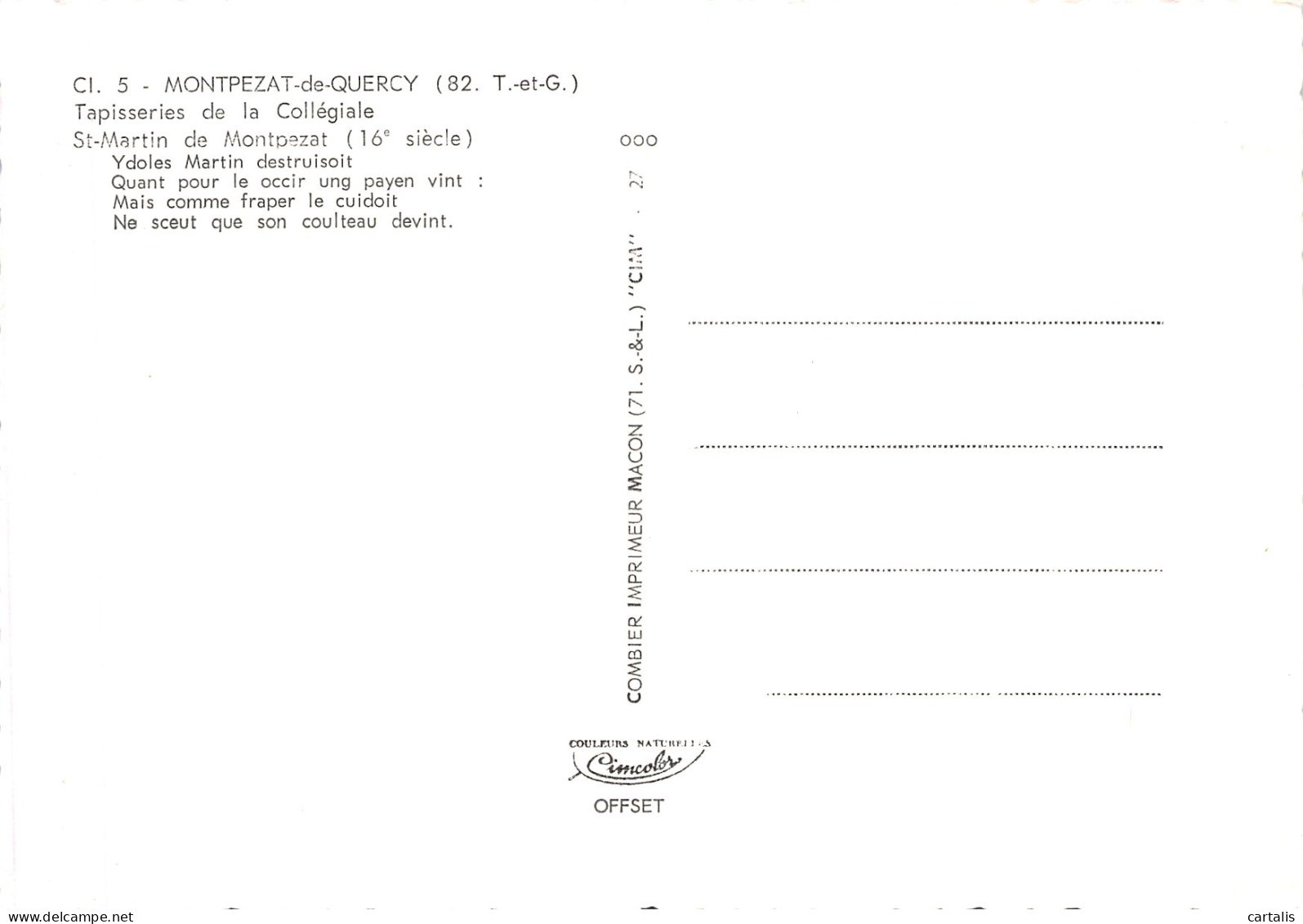 82-MONTPEZAT DE QUERCY-N°C-4335-D/0067 - Montpezat De Quercy