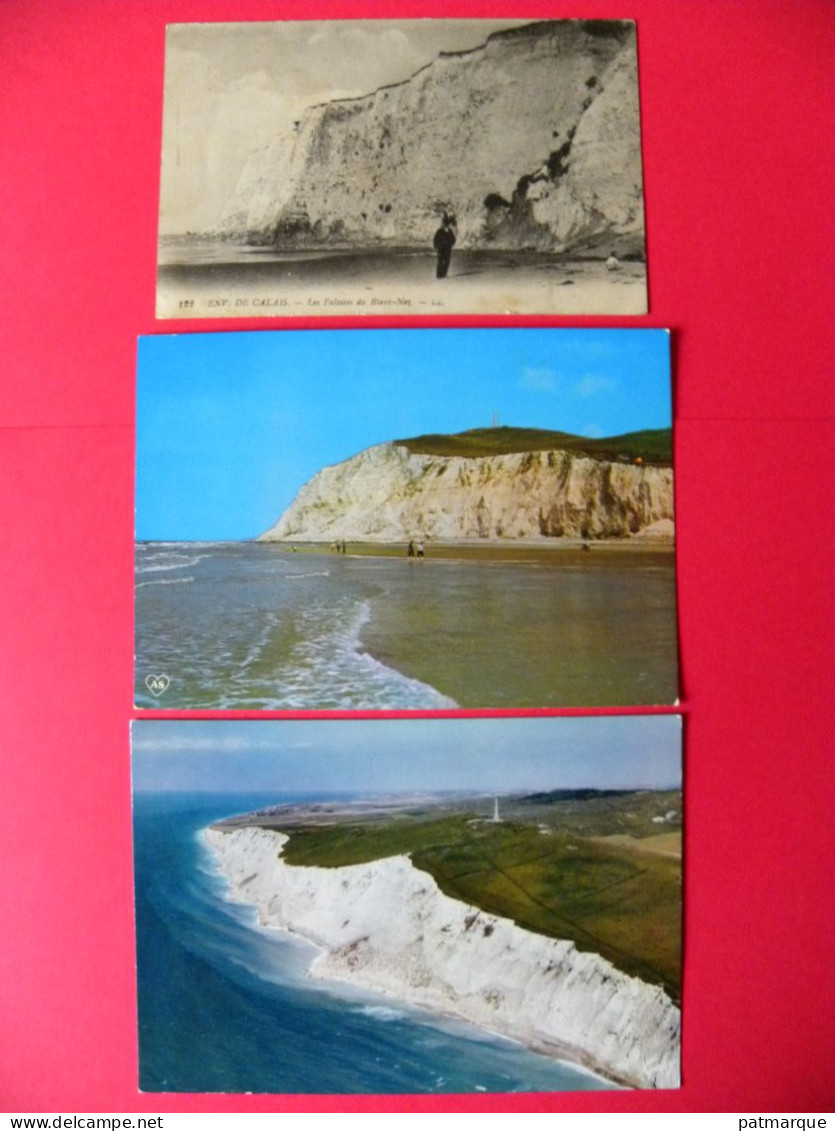 Les Falaises Du Blanc-Nez - Environs De Calais - Lot De 3 Cartes - Sangatte