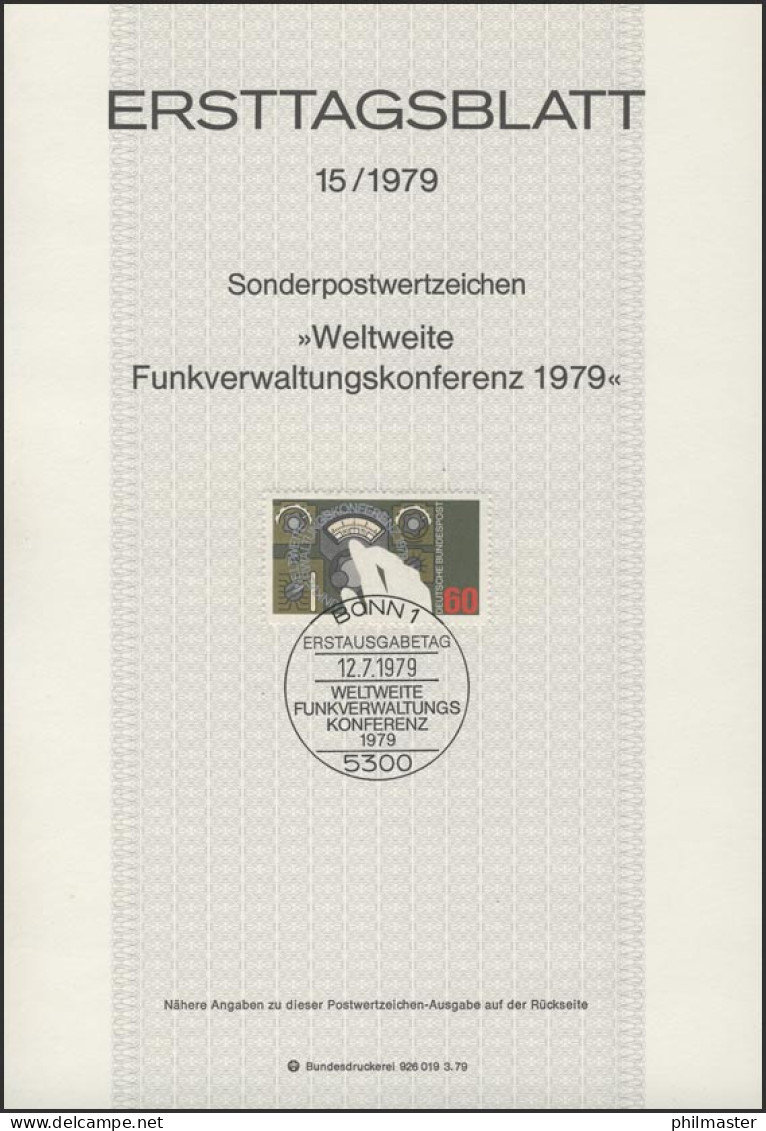 ETB 15/1979 Funkverwaltungskonferenz - 1974-1980