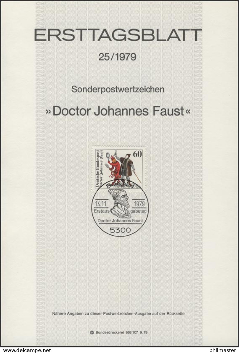 ETB 25/1979 Doctor Johannes Faust - 1974-1980