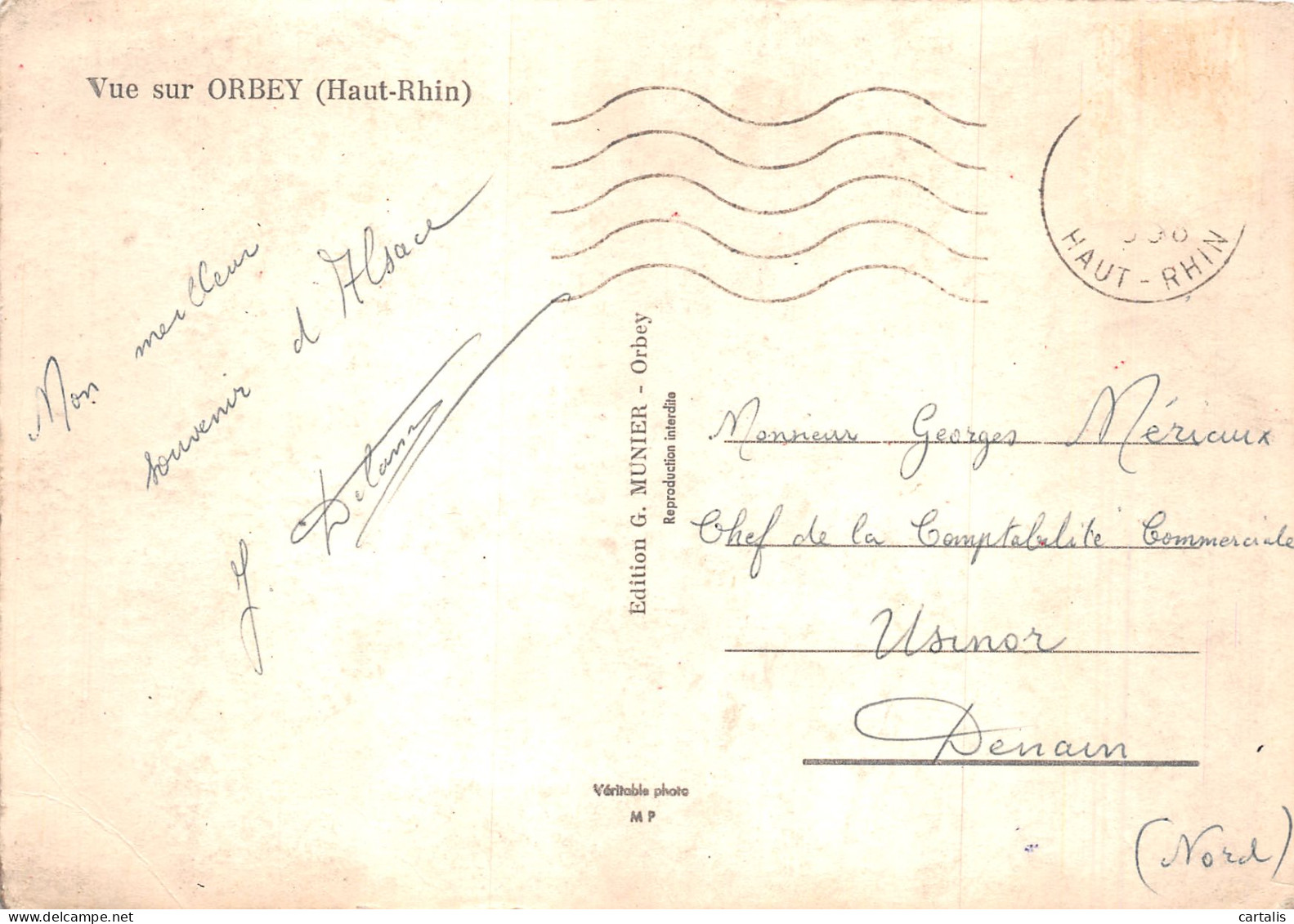 68-ORBEY-N°C-4338-B/0337 - Orbey
