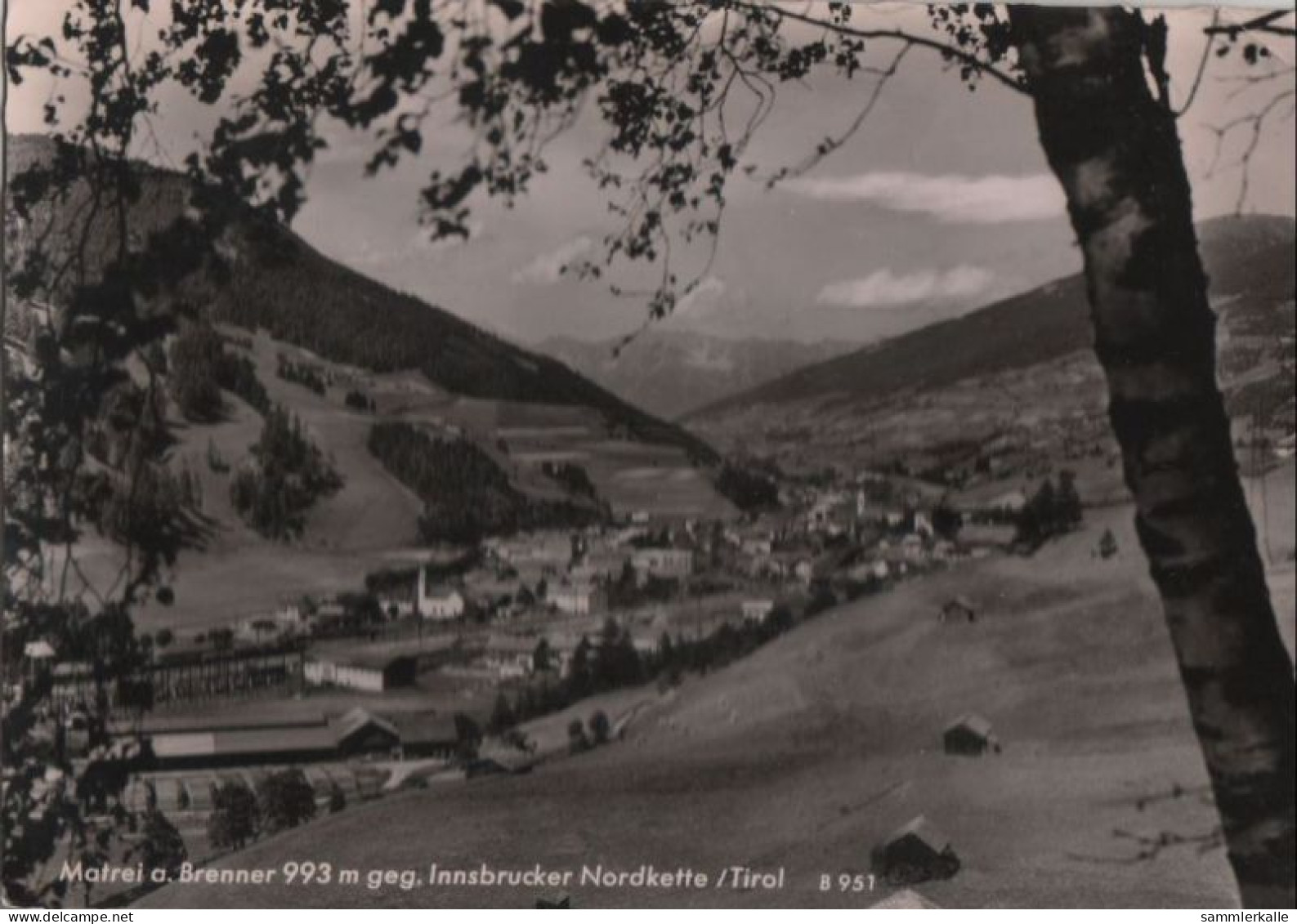 50543 - Österreich - Matrei Am Brenner - Gegen Innsbrucker Nordkette - 1962 - Matrei Am Brenner