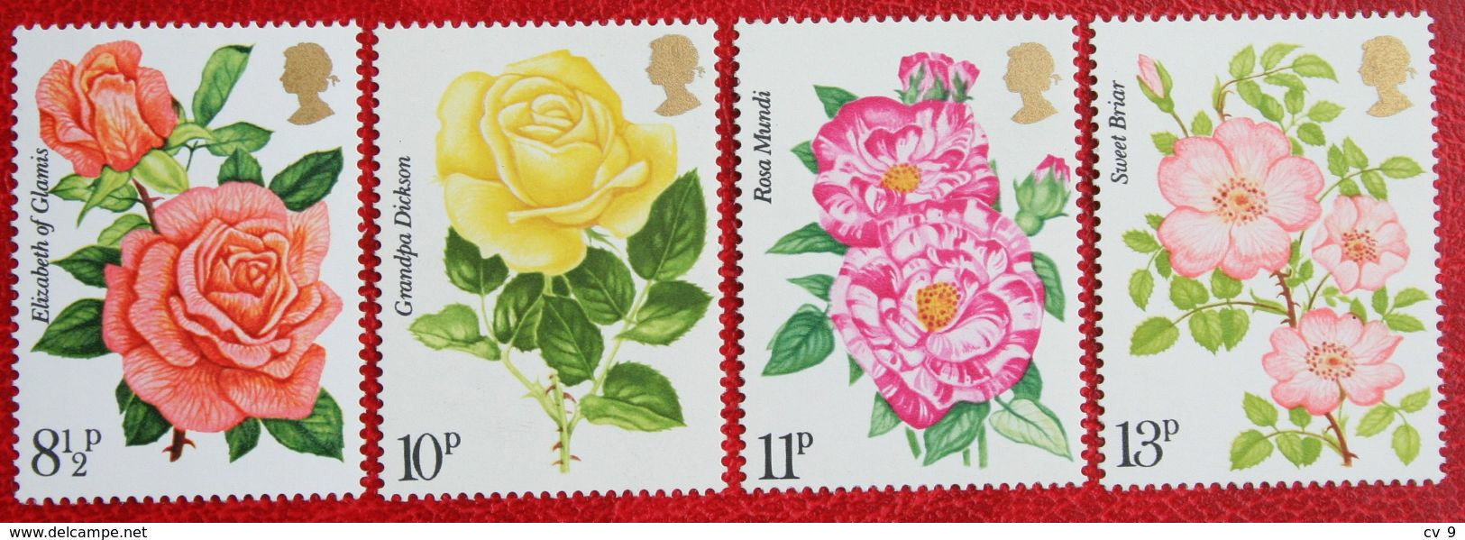 Royal National Rose Society Fleur Flower (Mi 711-714) 1976 POSTFRIS MNH ** ENGLAND GRANDE-BRETAGNE GB GREAT BRITAIN - Ongebruikt