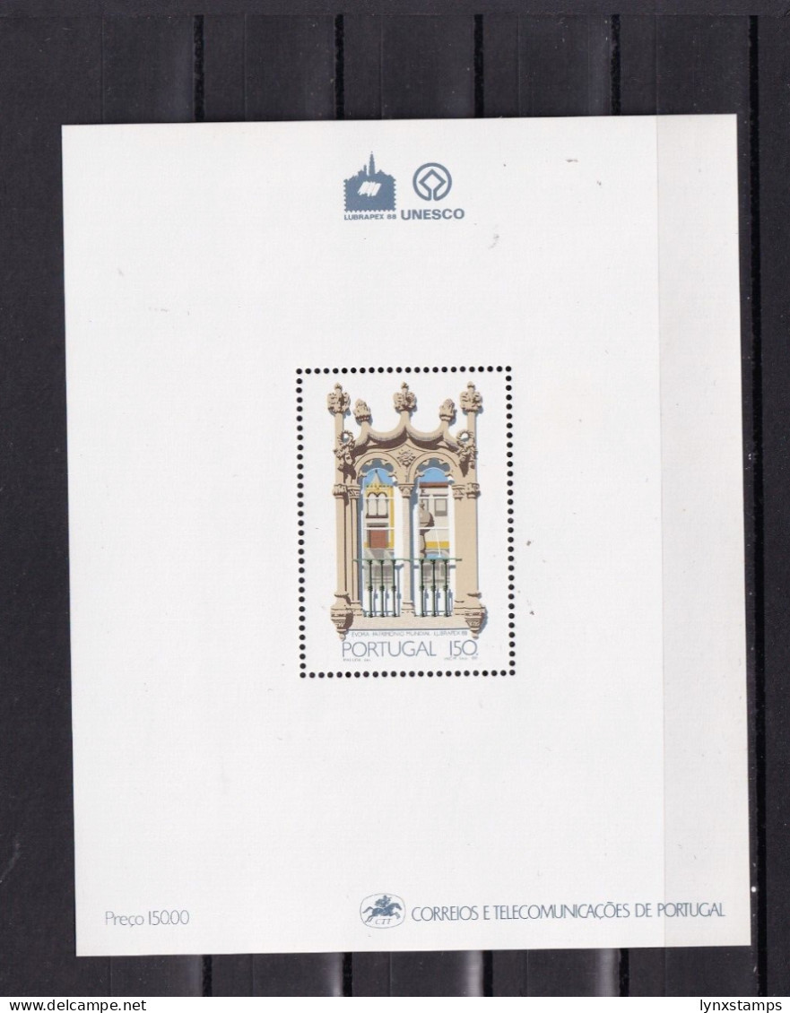 LI01 Portugal 1988 Portuguese-Brazilian Stamp Exhibition Mini Sheet - Neufs