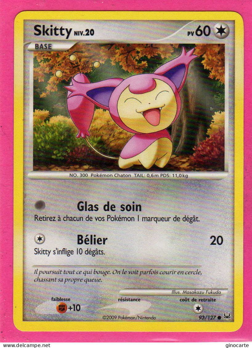 Carte Pokemon 2009 Platine 93/127 Skitty 60pv Neuve - Platinum