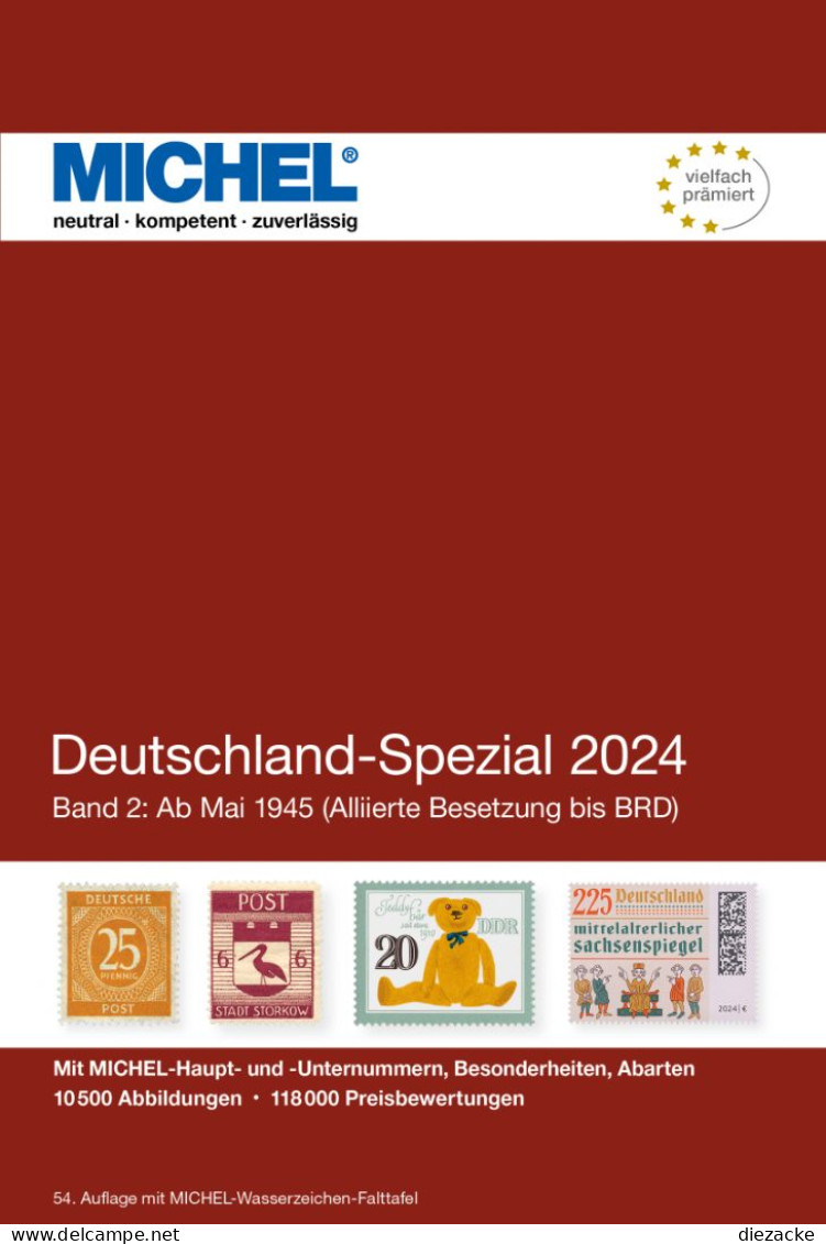 Michel Katalog Deutschland-Spezial 2024 Band 2 Neu - Germania