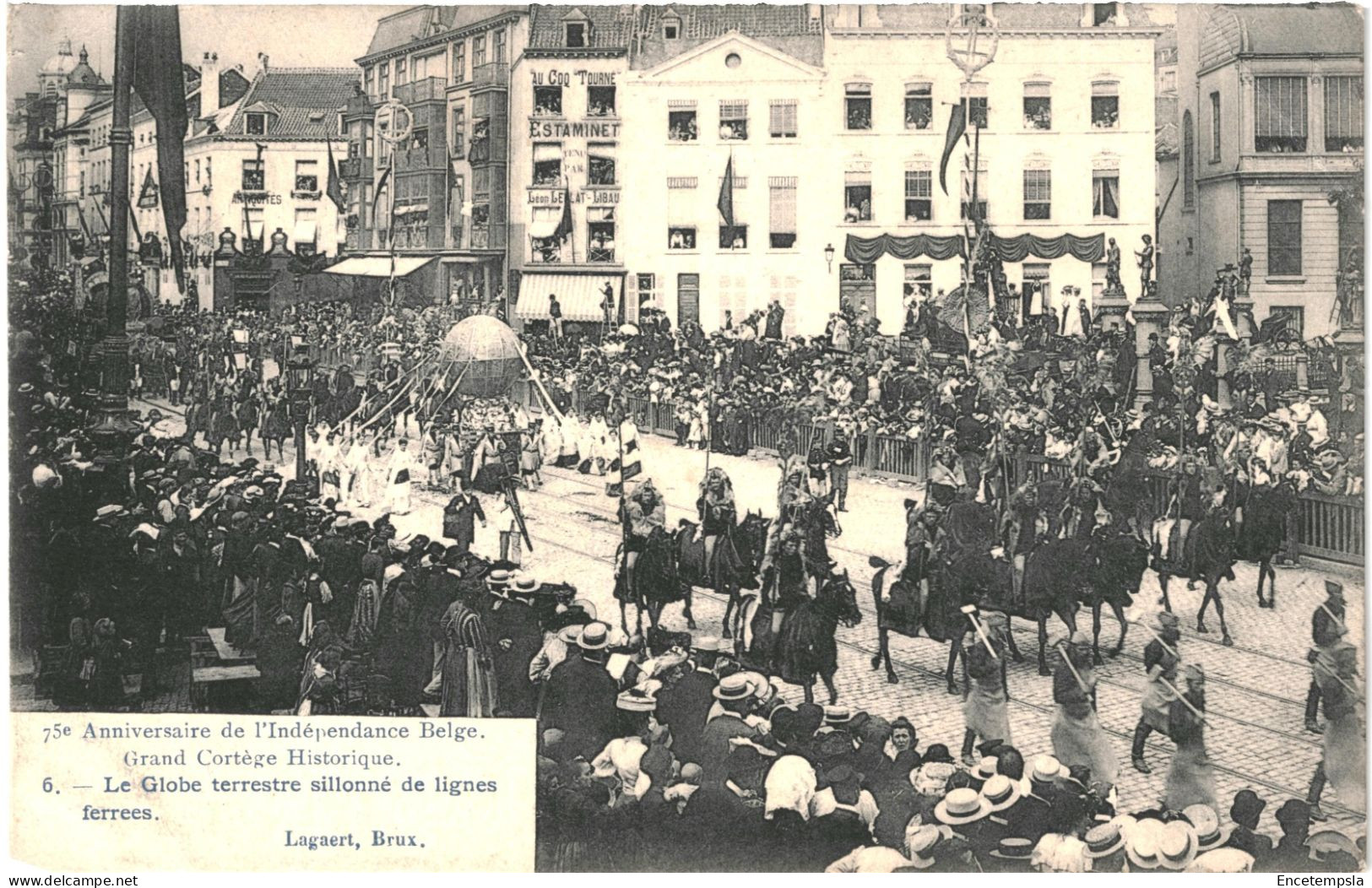 CPA Carte Postale Belgique Bruxelles 75me Anniversaire De L'Indépendance Belge Cortège Historique     VM78822 - Feiern, Ereignisse