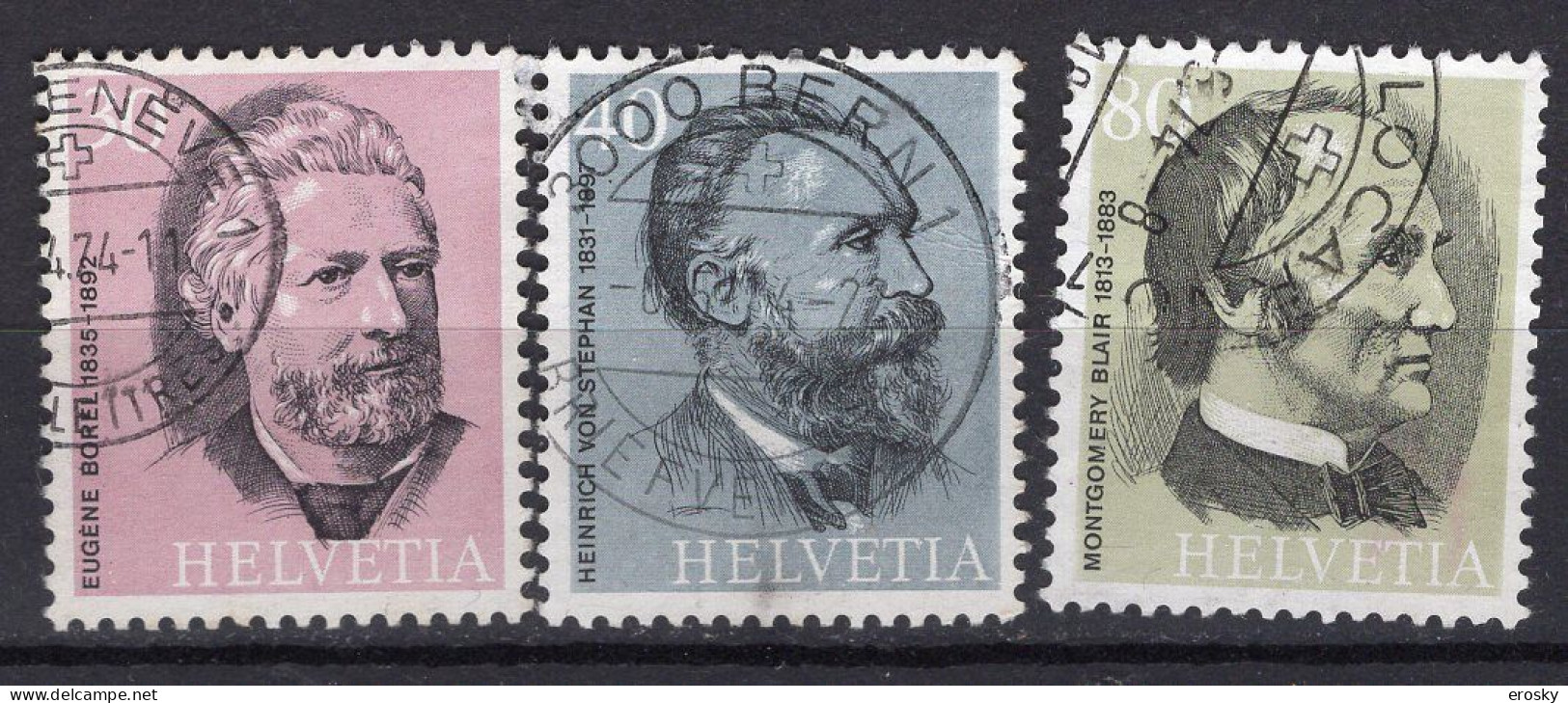 T2289 - SUISSE SWITZERLAND Yv N°958/60 - Used Stamps